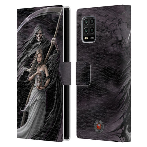 Anne Stokes Gothic Summon the Reaper Leather Book Wallet Case Cover For Xiaomi Mi 10 Lite 5G