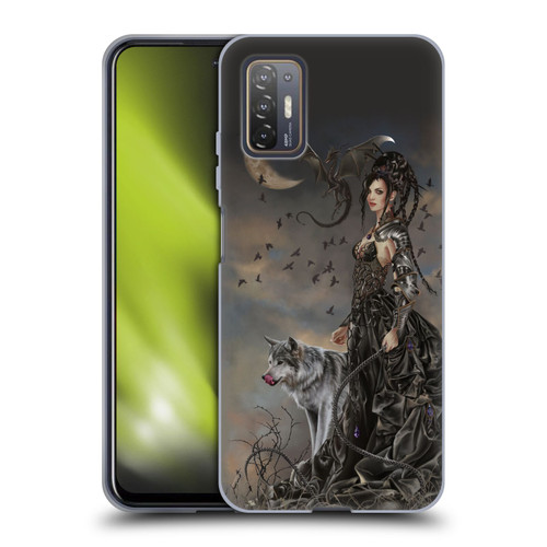 Nene Thomas Crescents Gothic Fairy Woman With Wolf Soft Gel Case for HTC Desire 21 Pro 5G