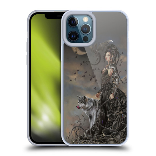 Nene Thomas Crescents Gothic Fairy Woman With Wolf Soft Gel Case for Apple iPhone 12 Pro Max
