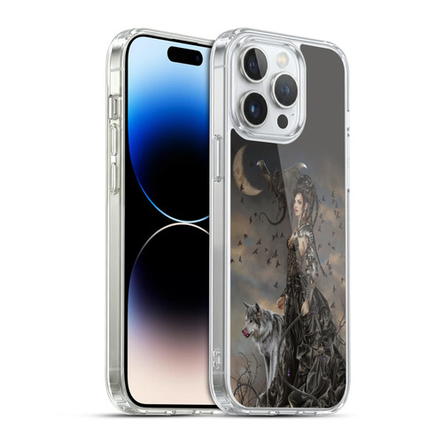 Nene Thomas Crescents Gothic Fairy Woman With Wolf Soft Gel Case for Apple iPhone 14 Pro Max & MagSafe