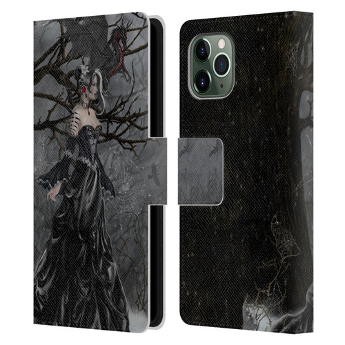 Nene Thomas Deep Forest Queen Gothic Fairy With Dragon Leather Book Wallet Case Cover For Apple iPhone 11 Pro