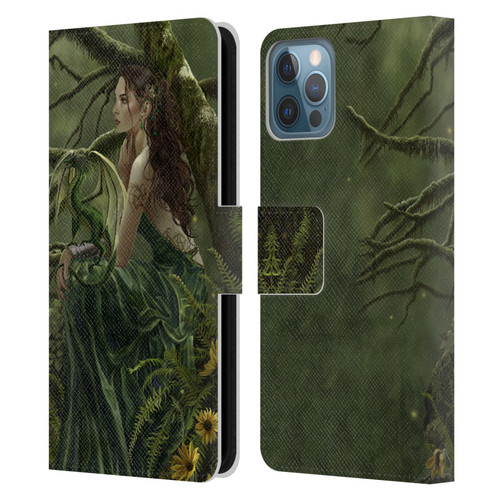 Nene Thomas Deep Forest Queen Fate Fairy With Dragon Leather Book Wallet Case Cover For Apple iPhone 12 / iPhone 12 Pro