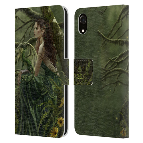 Nene Thomas Deep Forest Queen Fate Fairy With Dragon Leather Book Wallet Case Cover For Apple iPhone XR