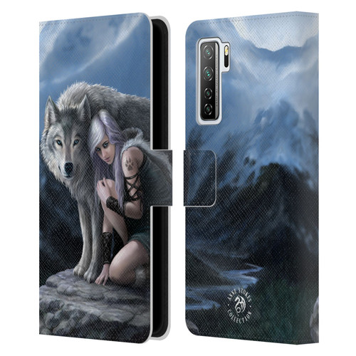 Anne Stokes Wolves Protector Leather Book Wallet Case Cover For Huawei Nova 7 SE/P40 Lite 5G
