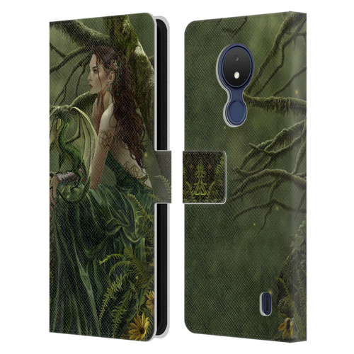 Nene Thomas Deep Forest Queen Fate Fairy With Dragon Leather Book Wallet Case Cover For Nokia C21