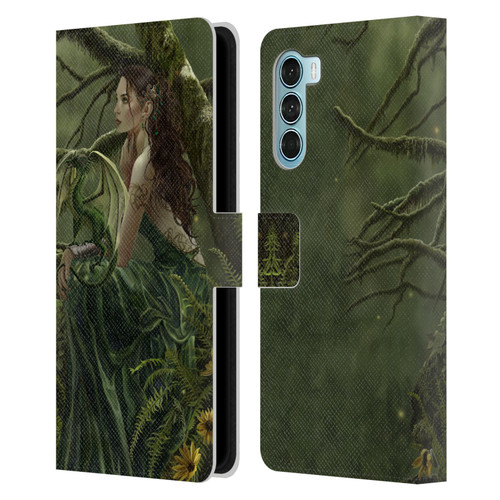 Nene Thomas Deep Forest Queen Fate Fairy With Dragon Leather Book Wallet Case Cover For Motorola Edge S30 / Moto G200 5G