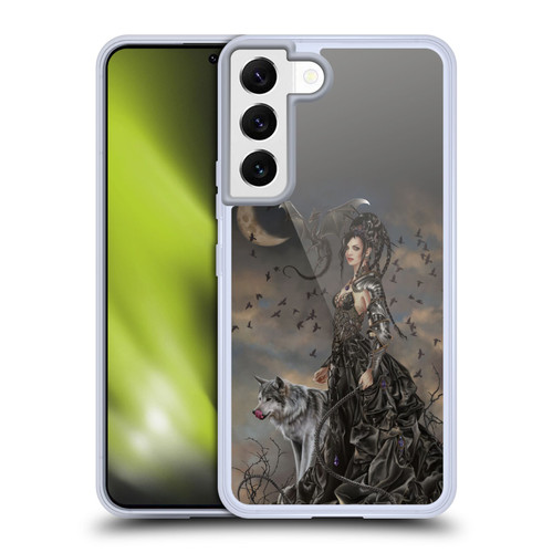 Nene Thomas Crescents Gothic Fairy Woman With Wolf Soft Gel Case for Samsung Galaxy S22 5G