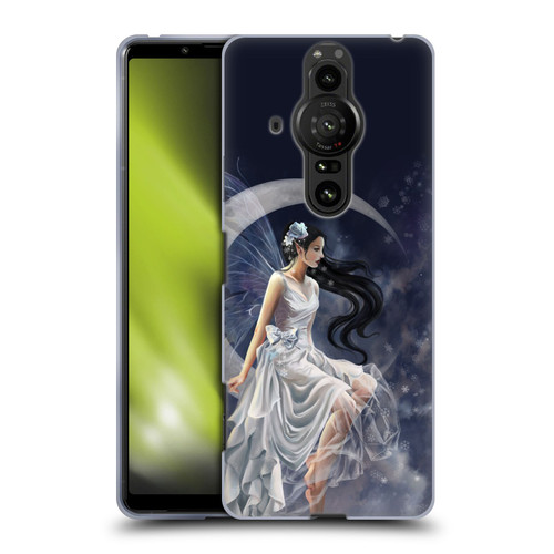 Nene Thomas Crescents Winter Frost Fairy On Moon Soft Gel Case for Sony Xperia Pro-I