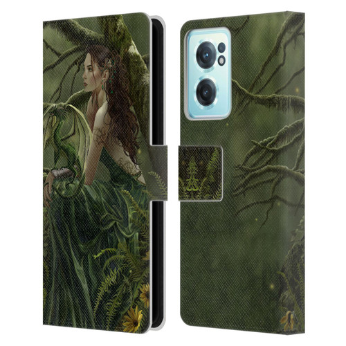 Nene Thomas Deep Forest Queen Fate Fairy With Dragon Leather Book Wallet Case Cover For OnePlus Nord CE 2 5G