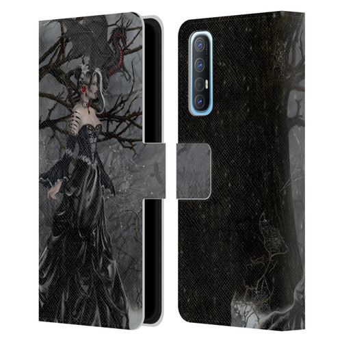 Nene Thomas Deep Forest Queen Gothic Fairy With Dragon Leather Book Wallet Case Cover For OPPO Find X2 Neo 5G
