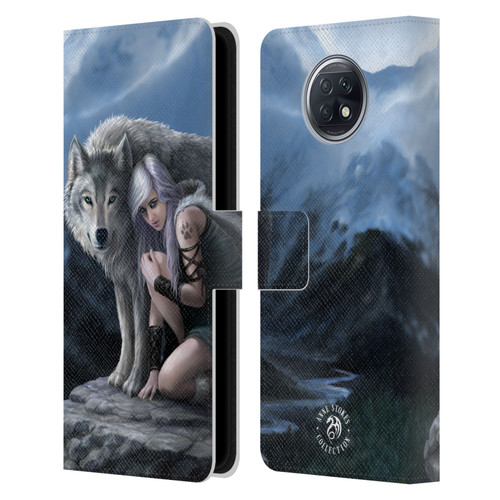 Anne Stokes Wolves Protector Leather Book Wallet Case Cover For Xiaomi Redmi Note 9T 5G