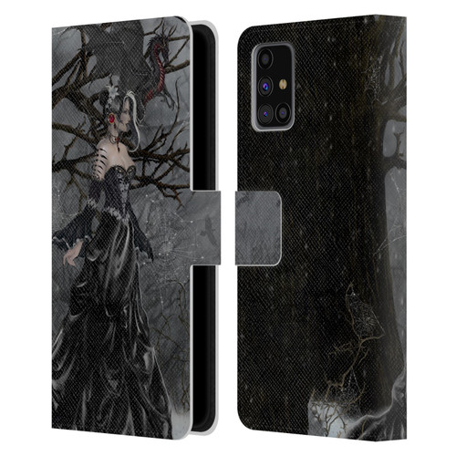 Nene Thomas Deep Forest Queen Gothic Fairy With Dragon Leather Book Wallet Case Cover For Samsung Galaxy M31s (2020)