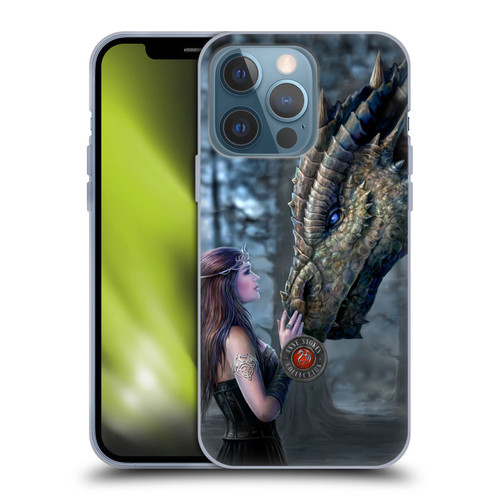 Anne Stokes Dragon Friendship Once Upon A Time Soft Gel Case for Apple iPhone 13 Pro