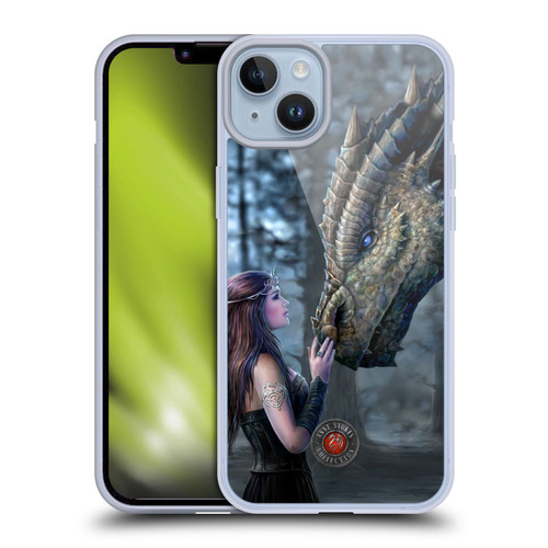 Anne Stokes Dragon Friendship Once Upon A Time Soft Gel Case for Apple iPhone 14 Plus