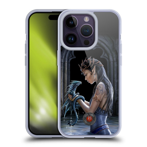 Anne Stokes Dragon Friendship Water Soft Gel Case for Apple iPhone 14 Pro