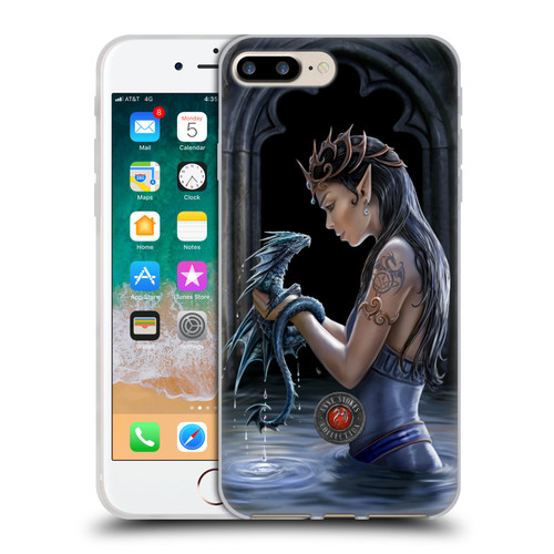 Anne Stokes Dragon Friendship Water Soft Gel Case for Apple iPhone 7 Plus / iPhone 8 Plus