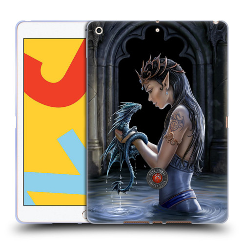 Anne Stokes Dragon Friendship Water Soft Gel Case for Apple iPad 10.2 2019/2020/2021