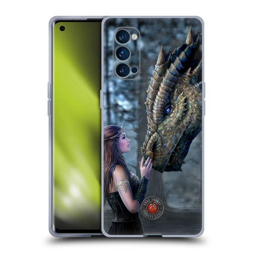 Anne Stokes Dragon Friendship Once Upon A Time Soft Gel Case for OPPO Reno 4 Pro 5G