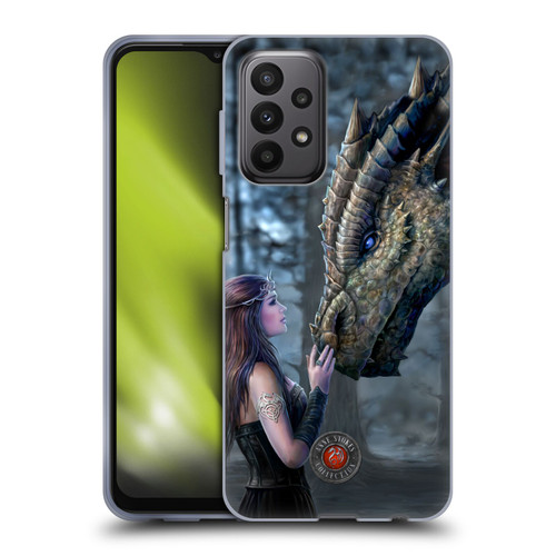 Anne Stokes Dragon Friendship Once Upon A Time Soft Gel Case for Samsung Galaxy A23 / 5G (2022)