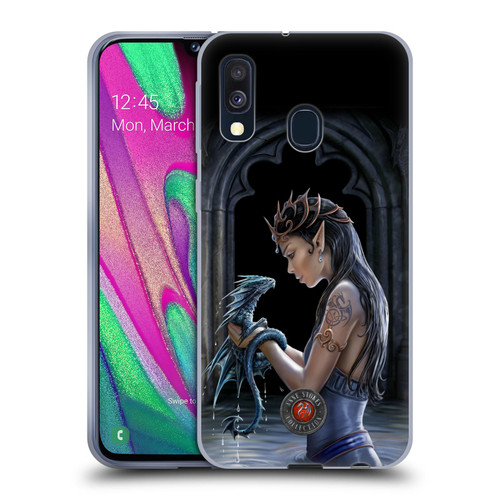 Anne Stokes Dragon Friendship Water Soft Gel Case for Samsung Galaxy A40 (2019)