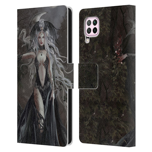 Nene Thomas Gothic Skull Queen Of Havoc Dragon Leather Book Wallet Case Cover For Huawei Nova 6 SE / P40 Lite