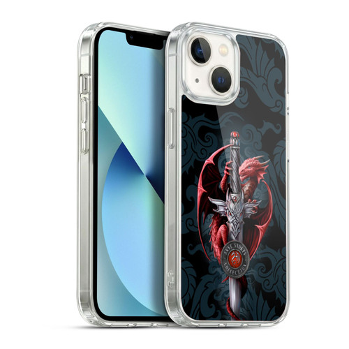 Anne Stokes Dragons Dagger Soft Gel Case for Apple iPhone 13