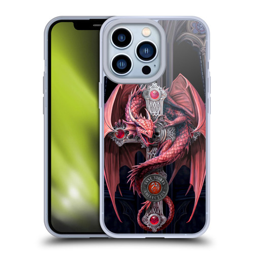Anne Stokes Dragons Gothic Guardians Soft Gel Case for Apple iPhone 13 Pro