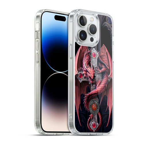 Anne Stokes Dragons Gothic Guardians Soft Gel Case for Apple iPhone 14 Pro Max