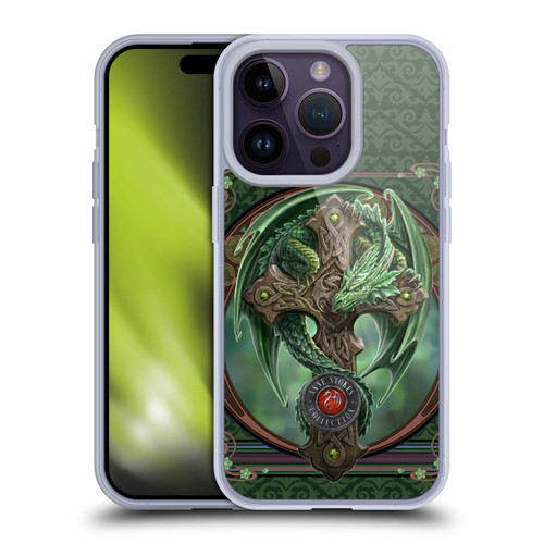 Anne Stokes Dragons Woodland Guardian Soft Gel Case for Apple iPhone 14 Pro