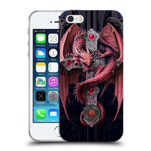 Anne Stokes Dragons Gothic Guardians Soft Gel Case for Apple iPhone 5 / 5s / iPhone SE 2016