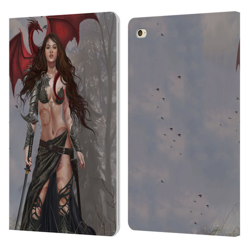 Nene Thomas Gothic Dragon Witch Warrior Sword Leather Book Wallet Case Cover For Apple iPad mini 4