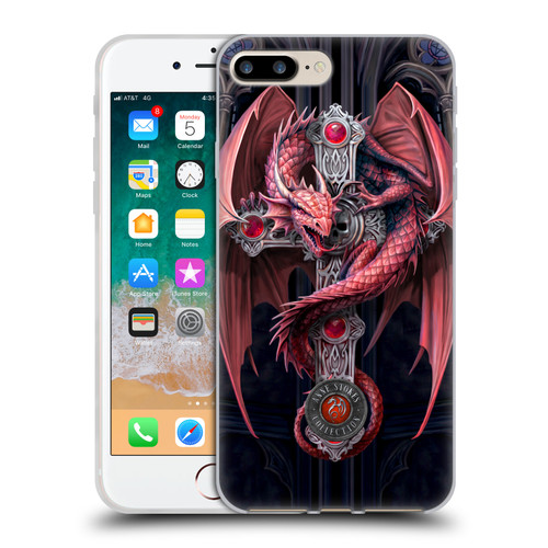 Anne Stokes Dragons Gothic Guardians Soft Gel Case for Apple iPhone 7 Plus / iPhone 8 Plus