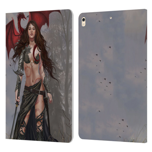Nene Thomas Gothic Dragon Witch Warrior Sword Leather Book Wallet Case Cover For Apple iPad Pro 10.5 (2017)