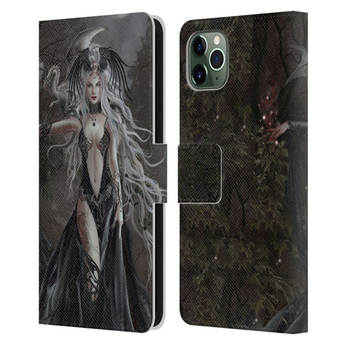 Nene Thomas Gothic Skull Queen Of Havoc Dragon Leather Book Wallet Case Cover For Apple iPhone 11 Pro Max