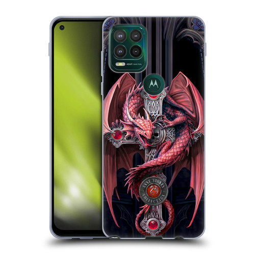 Anne Stokes Dragons Gothic Guardians Soft Gel Case for Motorola Moto G Stylus 5G 2021