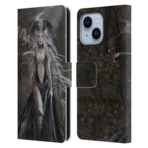 Nene Thomas Gothic Skull Queen Of Havoc Dragon Leather Book Wallet Case Cover For Apple iPhone 14 Plus