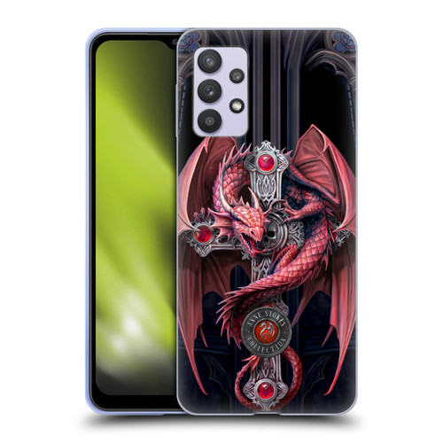 Anne Stokes Dragons Gothic Guardians Soft Gel Case for Samsung Galaxy A32 5G / M32 5G (2021)