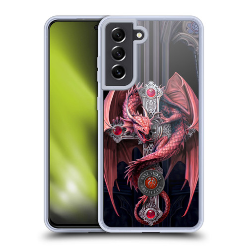 Anne Stokes Dragons Gothic Guardians Soft Gel Case for Samsung Galaxy S21 FE 5G