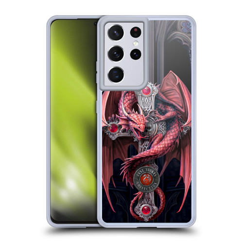 Anne Stokes Dragons Gothic Guardians Soft Gel Case for Samsung Galaxy S21 Ultra 5G