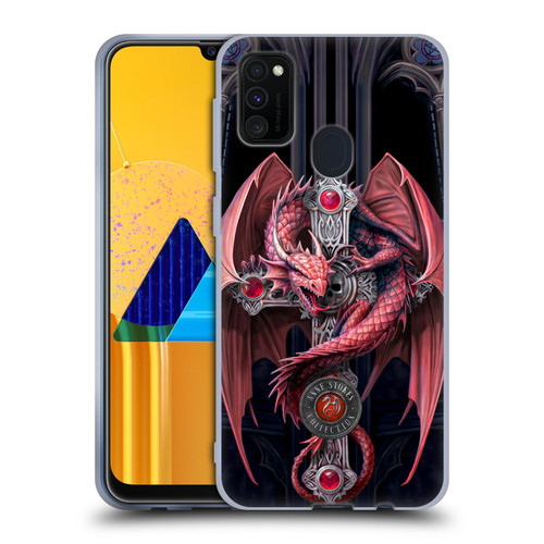 Anne Stokes Dragons Gothic Guardians Soft Gel Case for Samsung Galaxy M30s (2019)/M21 (2020)