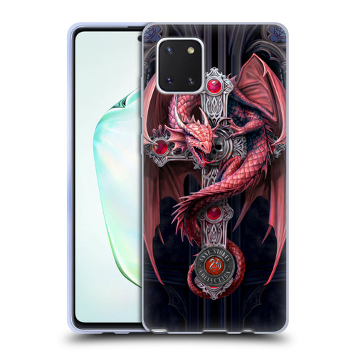 Anne Stokes Dragons Gothic Guardians Soft Gel Case for Samsung Galaxy Note10 Lite