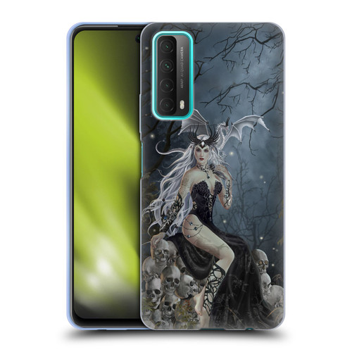 Nene Thomas Gothic Mad Queen Of Skulls Dragon Soft Gel Case for Huawei P Smart (2021)
