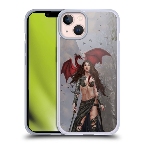 Nene Thomas Gothic Dragon Witch Warrior Sword Soft Gel Case for Apple iPhone 13