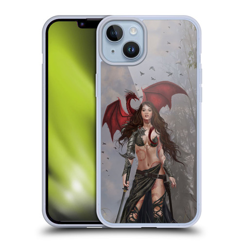 Nene Thomas Gothic Dragon Witch Warrior Sword Soft Gel Case for Apple iPhone 14 Plus