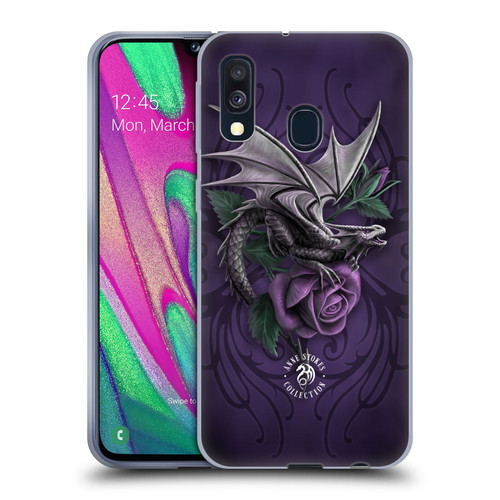Anne Stokes Dragons 3 Beauty 2 Soft Gel Case for Samsung Galaxy A40 (2019)