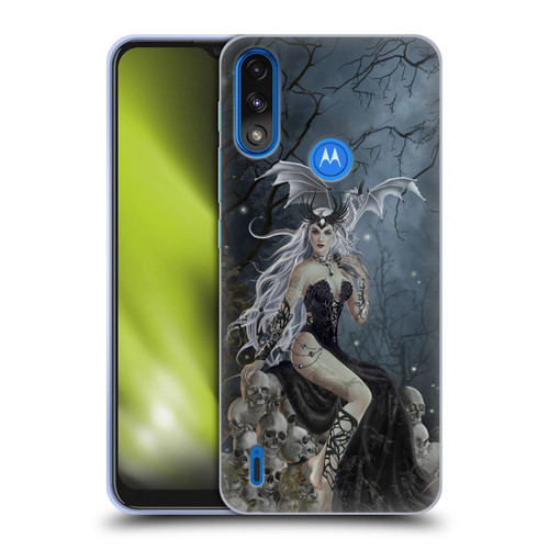 Nene Thomas Gothic Mad Queen Of Skulls Dragon Soft Gel Case for Motorola Moto E7 Power / Moto E7i Power