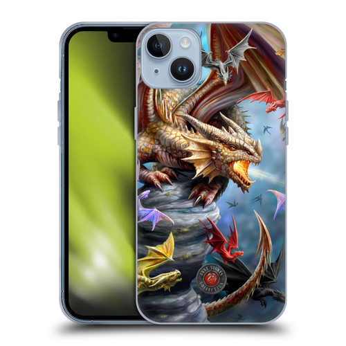 Anne Stokes Dragons 4 Clan Soft Gel Case for Apple iPhone 14 Plus