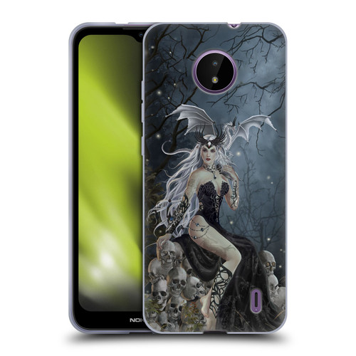 Nene Thomas Gothic Mad Queen Of Skulls Dragon Soft Gel Case for Nokia C10 / C20