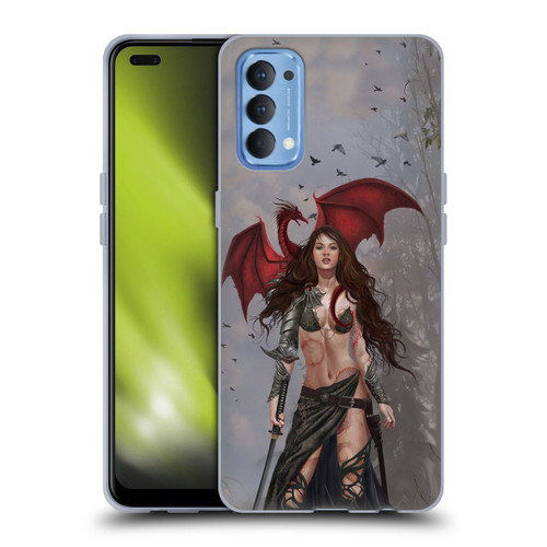 Nene Thomas Gothic Dragon Witch Warrior Sword Soft Gel Case for OPPO Reno 4 5G