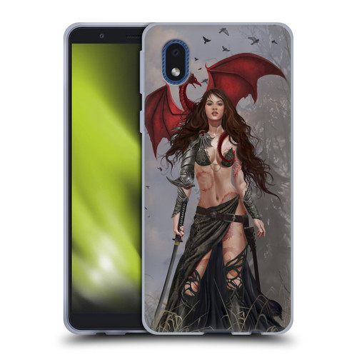 Nene Thomas Gothic Dragon Witch Warrior Sword Soft Gel Case for Samsung Galaxy A01 Core (2020)